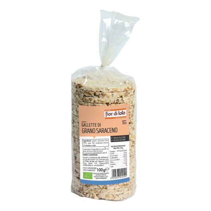Fior Di Loto Gallette Di Grano Saraceno Bio Senza Glutine 100g