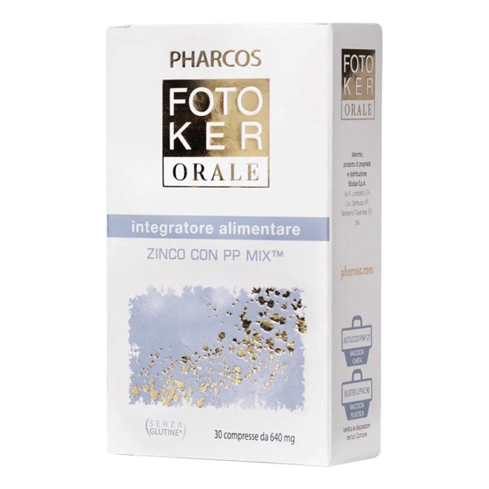Biodue Fotoker Orale Pharcos Integratore Alimentare 30 Compresse