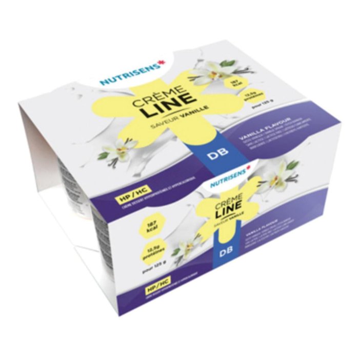 Nutrisens Medical Sas Cremeline Edulcorato Senza Lattosio Vaniglia 4 X 125 G