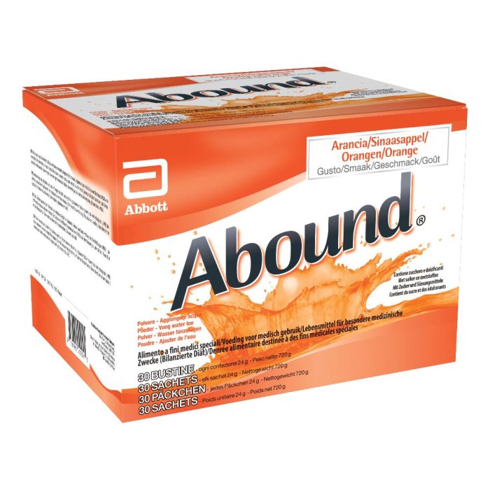 Abound gusto arancia 30 bustine 24 g integratore