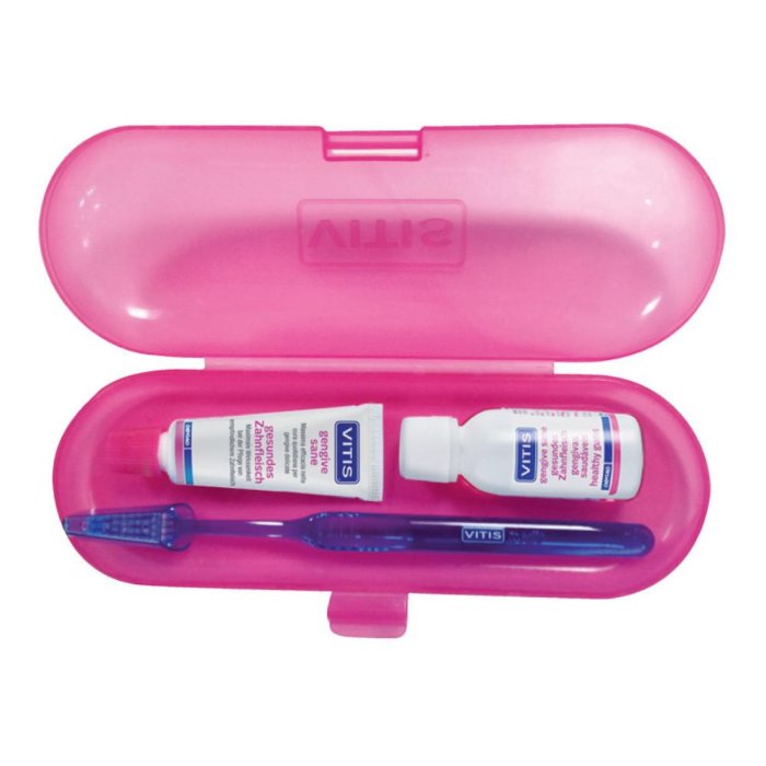 Vitis Gingival - Kit Dentifricio 15ml + Collutorio 30 ml + Spazzolino
