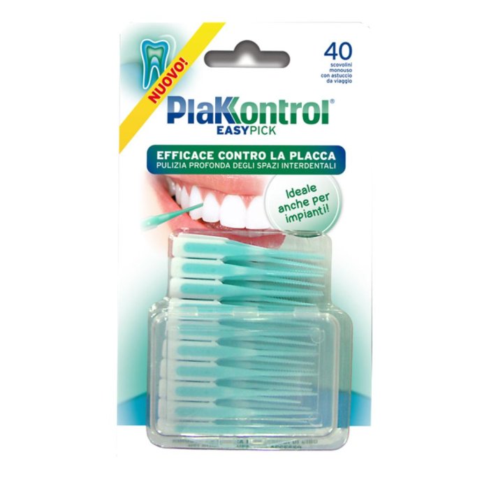 Plakkontrol Scov Easy Pick - scovolini interdentali con manico per pulizia degli spazi interdentali