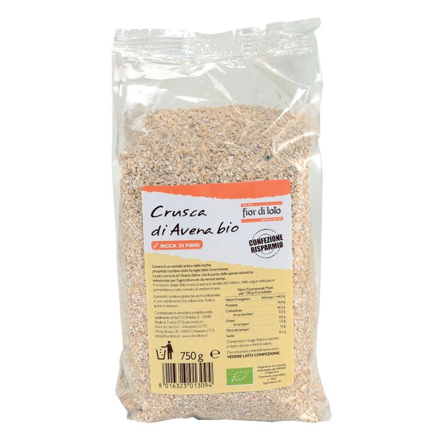 Baule Volante & Fior Di Loto Crusca Di Avena Bio 750 G