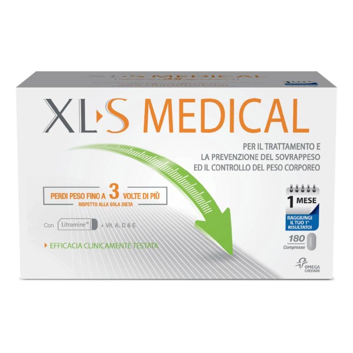 XLS Medical  Controllo del Peso Liposinol Integratore 180 Compresse 1 Mese