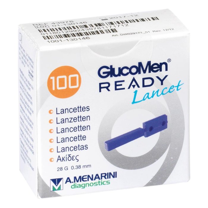 A.menarini Lancette Pungidito Glucomen Ready Lancet 100 Pezzi