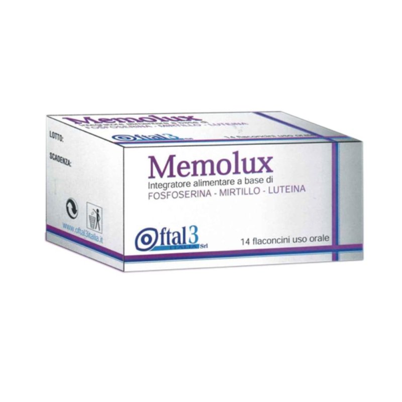 Oftal 3 Italia Memolux 14 Flaconcini 10 Ml Oftal 3 Italia Memolux 14 Flaconcini 10 Ml