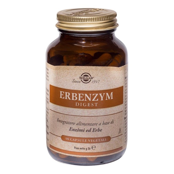 Solgar It. Multinutrient Erbenzym Digest 90 Capsule Vegetali Flacone 56 G
