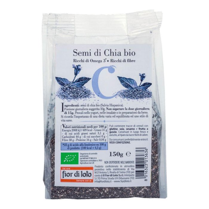 Fior Di Loto Semi Di Chia Bio 150 g