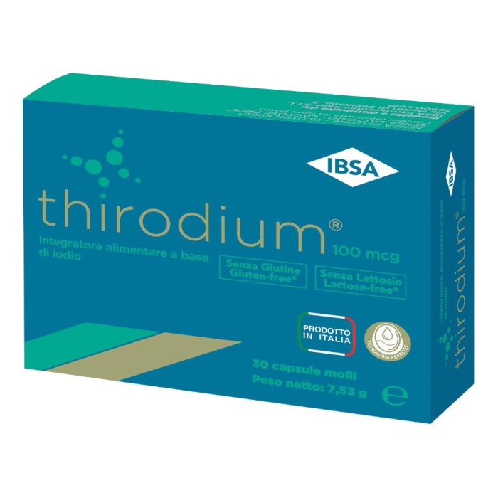 Ibsa Farmaceutici Thirodium 100 mcg Integratore Alimentare 30 Capsule