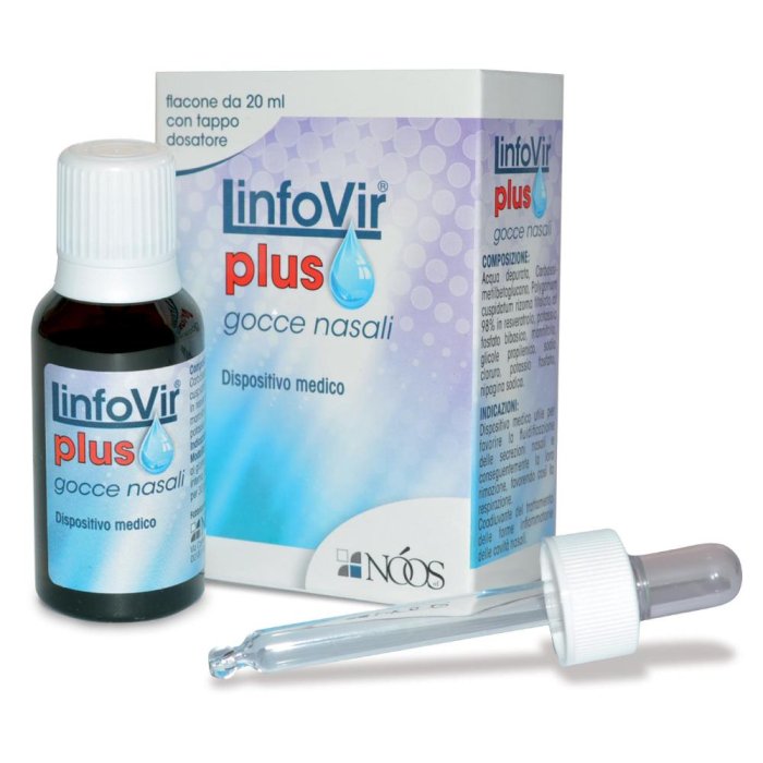 Linfovir Plus Gocce Nasali Decongestionanti e Antinfiammatorie 20 ml