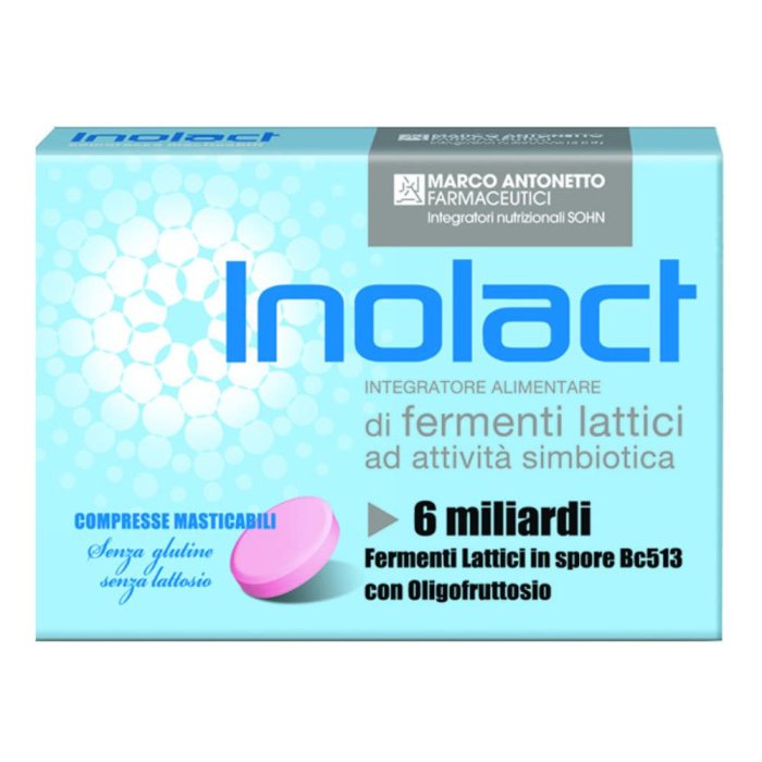 Inolact Integratore Alimentare Di Fermenti Lattici 20 Compresse Masticabili