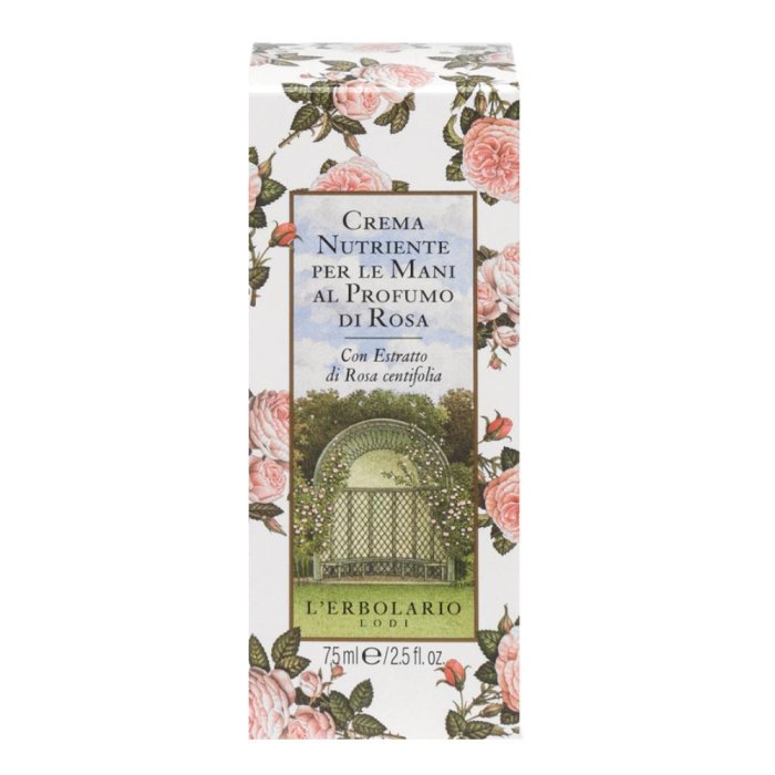 L'Erbolario Rosa - Crema Nutriente per le Mani 75ml