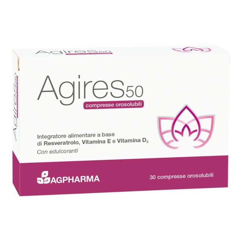 AGPharma  Antiossidanti AG-Res 50 Integratore Alimentare 30 Compresse