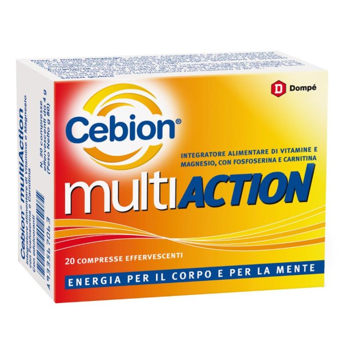 Cebion Multiaction Integratore Alimentare 20 Compresse Effervescenti