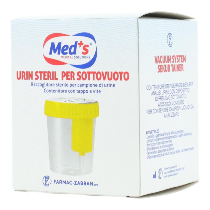 Farmac-zabban Meds Contenitore Urina Sterile Sottovuoto 120 Ml