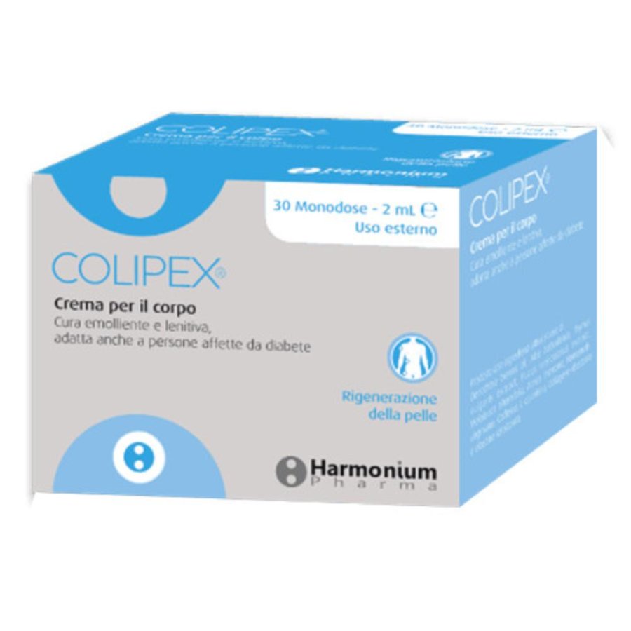  Colipex - Crema corpo emolliente e lenitiva 30 monodose da 2 ml
