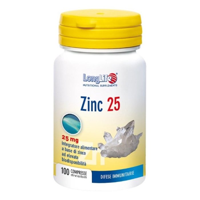 Phoenix  - Longlife Longlife Zinc 25 Mg 100 Compresse
