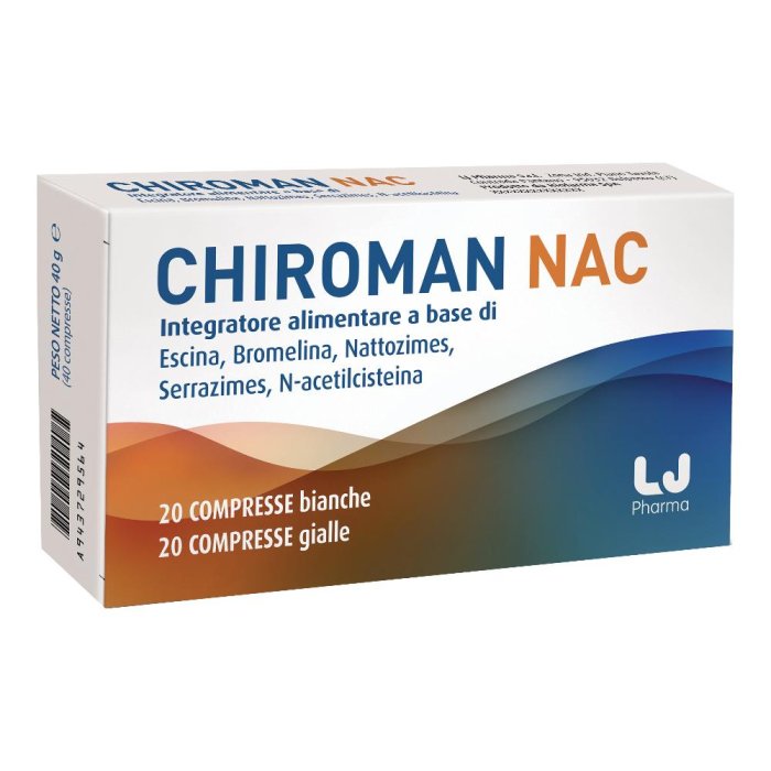 Chiroman NAC Integratore 20 Capsule+20 Compresse