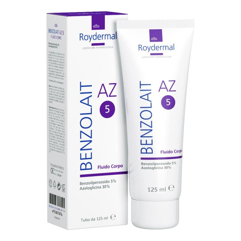 Benzolait AZ5 Fluido Corpo per Pelli Grasse a Tendenza Acneica 125 ml