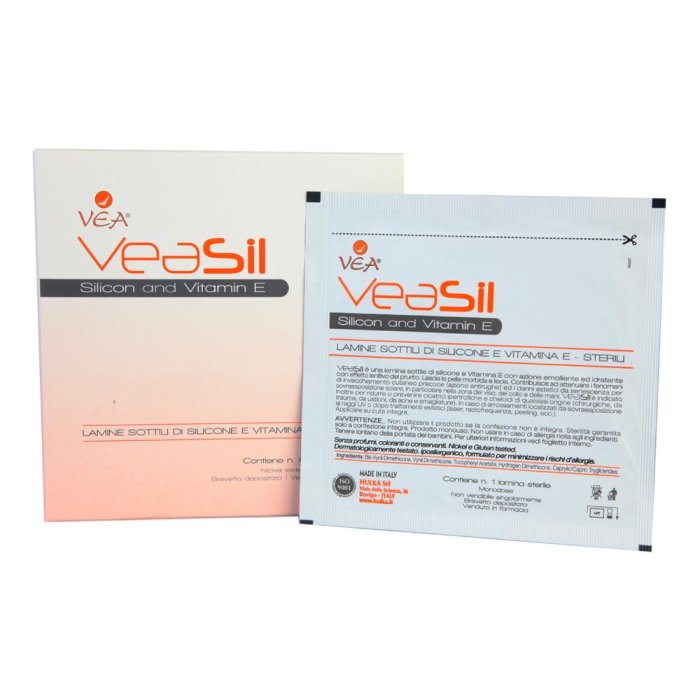 Vea Sil Lamine Sottili Sterili Silicone+Vitamina E 8 Pezzi