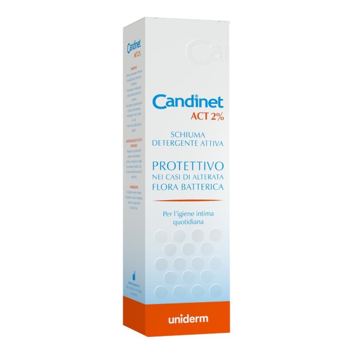 Uniderm Candinet Act 2% Schiuma detergente 150 ml