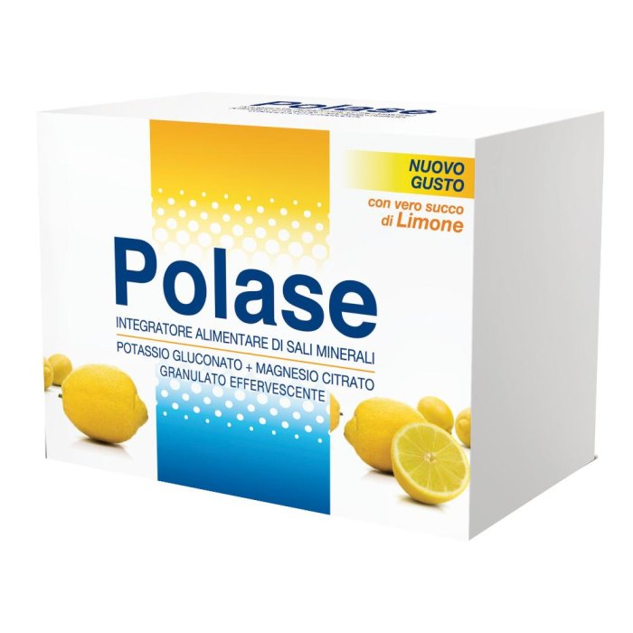 Polase Limone 24 bustine granulato Integratore di sali minerali magnesio e potassio
