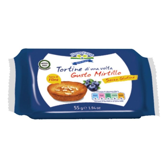 Nabu Happy Farm Tortine Mirtillo 55 G