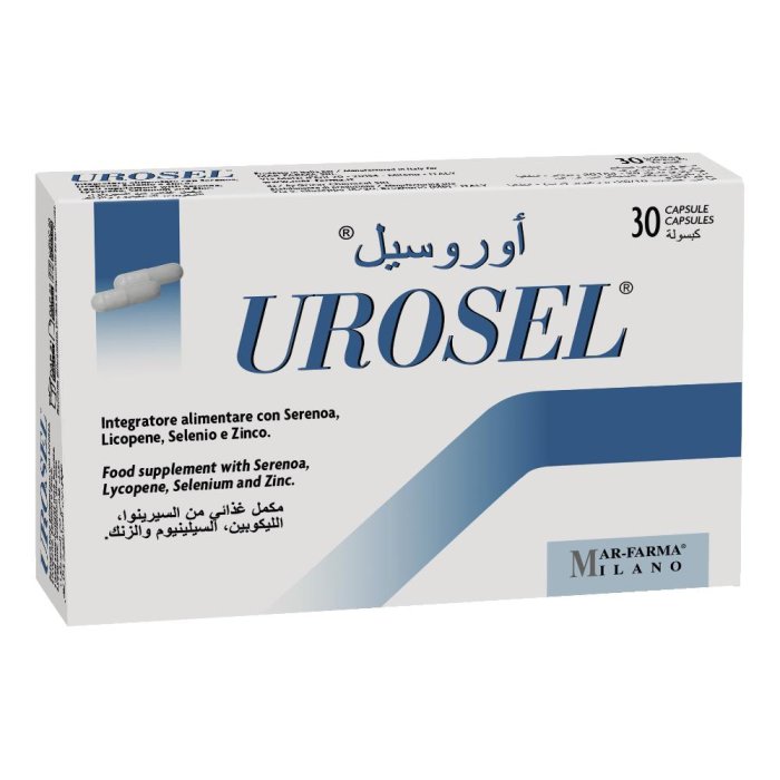 Urosel Integratore Alimentare per il Benessere delle Vie Urinarie 30 Capsule