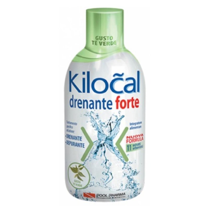 Kilocal drenante forte gusto tè verde 500 ml - Pool Pharma Srl