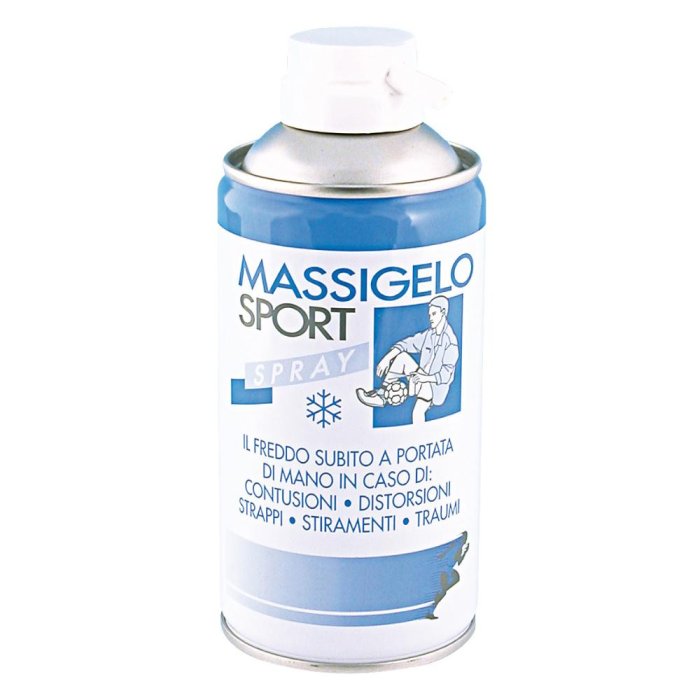 Ghiaccio Istantaneo Massigelo Sport Bomboletta Spray 400ml