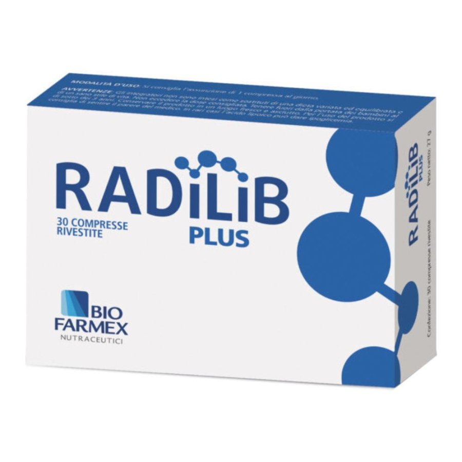 Radilib Plus 30 Compresse Integratore per Colesterolo e Trigliceridi Radilib Plus 30 Compresse Integratore per Colesterolo e Trigliceridi