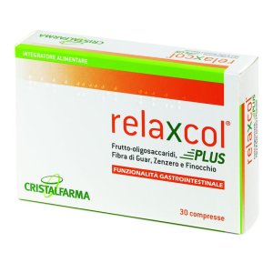 Relaxcol Plus 30 compresse (39 g): integratore per benessere intestinale e digestione
