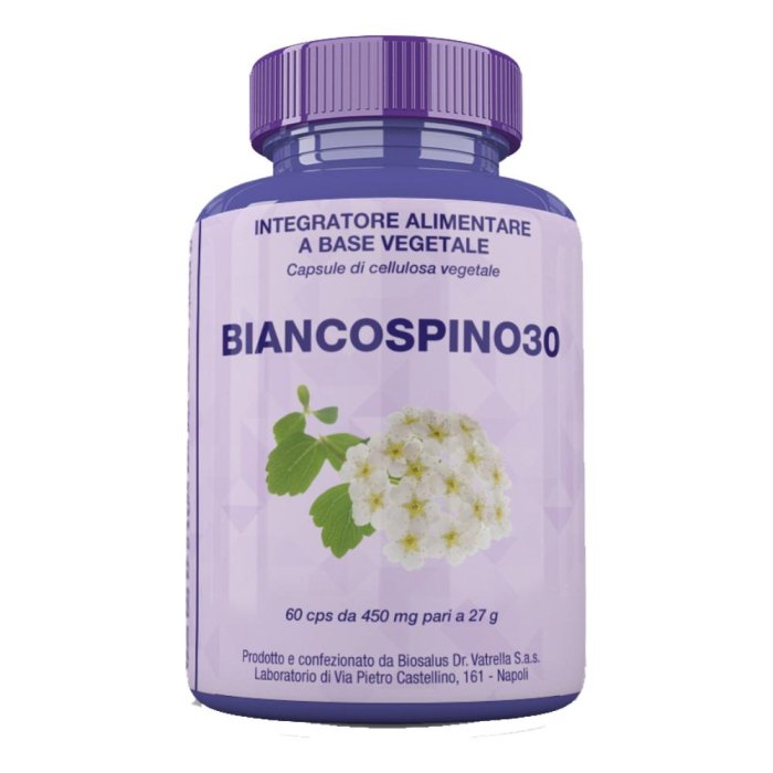 Zweisam Biancospino Integratore in Capsule per Benessere Cardiovascolare e Rilassamento, Confezione da 60 Capsule, 27 g