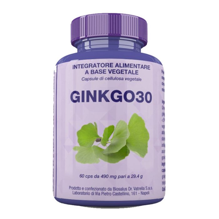 Bioginkgo Ginkgo Biloba 60 Capsules Biosalus – Complément Alimentaire pour la Mémoire et la Circulation