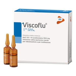 PharmaLine  Dispositivi Medici Viscoflu Soluzione per Aerosol 10 Fiale 5 ml