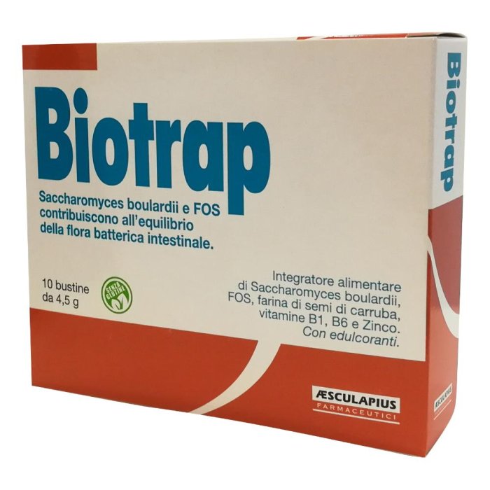 Biotrap Integratore Alimentare Senza Glutine 10 Bustine 4.5 g