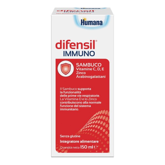 Difensil Immuno 150 ml integratore alimentare per le vie respiratorie - Humana 