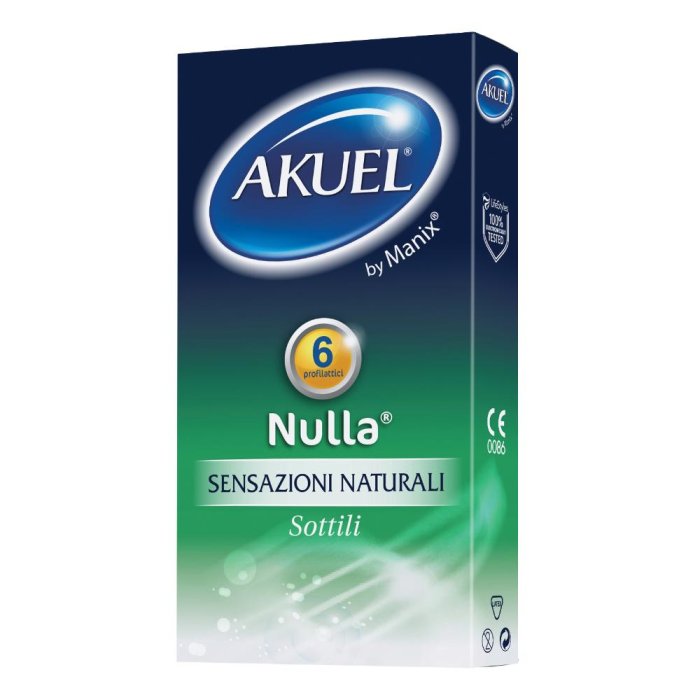 Akuel By Manix Nulla Profilattico Sensazione Naturale 6 Pezzi