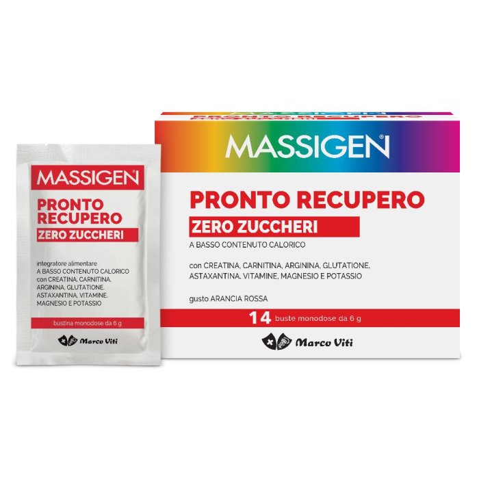 Massigen Pronto Recupero Integratore Alimentare 0 Zucchero 14 Bustine