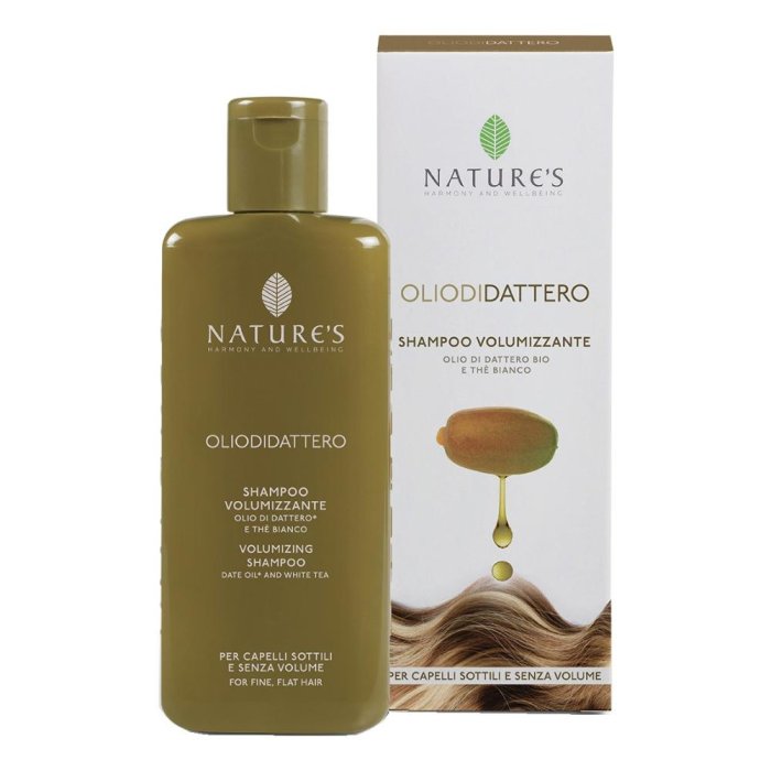 Natures Olio di Dattero shampoo volume - shampoo volumizzante allolio di dattero