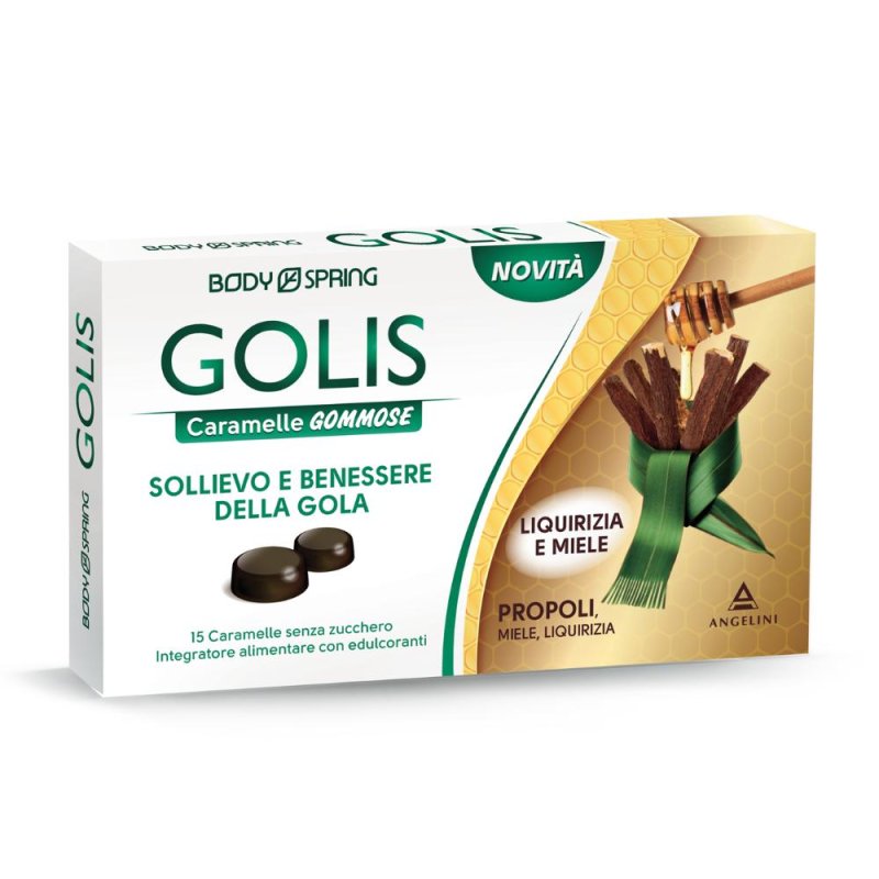 Body Spring Golis Caramelle Liquirizia Miele 15 Pezzi