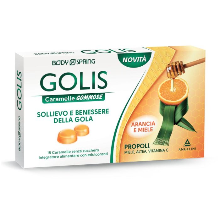 Angelini Body Spring Golis Caramelle Miele Arancia