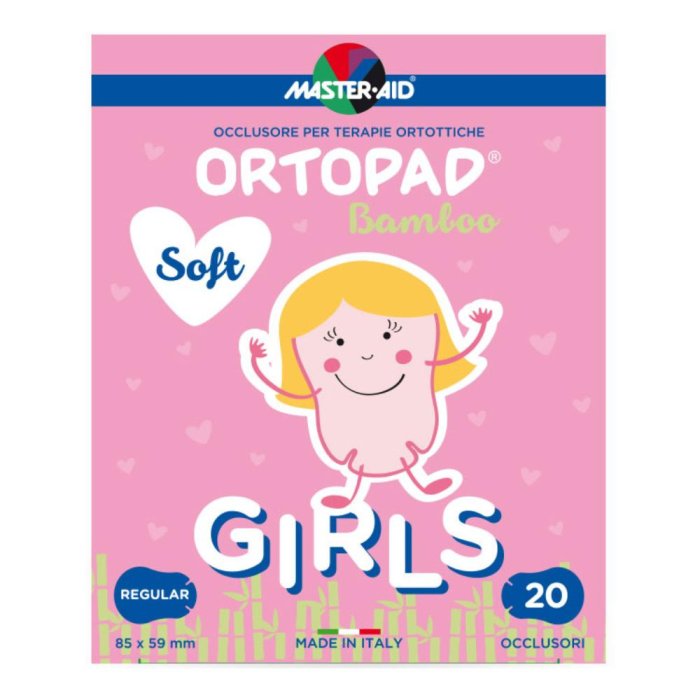 Master-Aid Ortopad Soft Girls Occlusore per Terapie Ortottiche 20 Pezzi