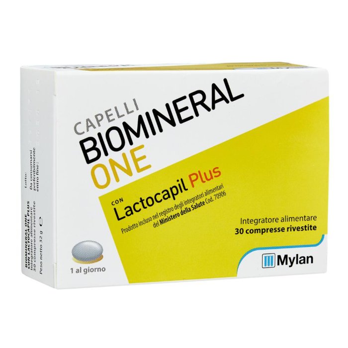 Biomineral  Hair Terapy One con Lactopil Plus Capelli Deboli 30 Compresse