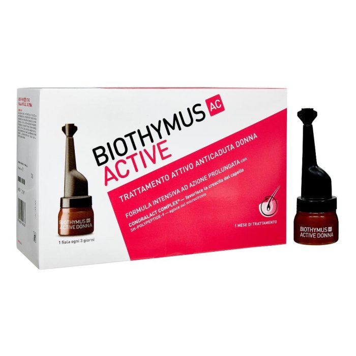 Rottapharm Biothymus AC Active Trattamento Anticaduta Donna 10 Fiale