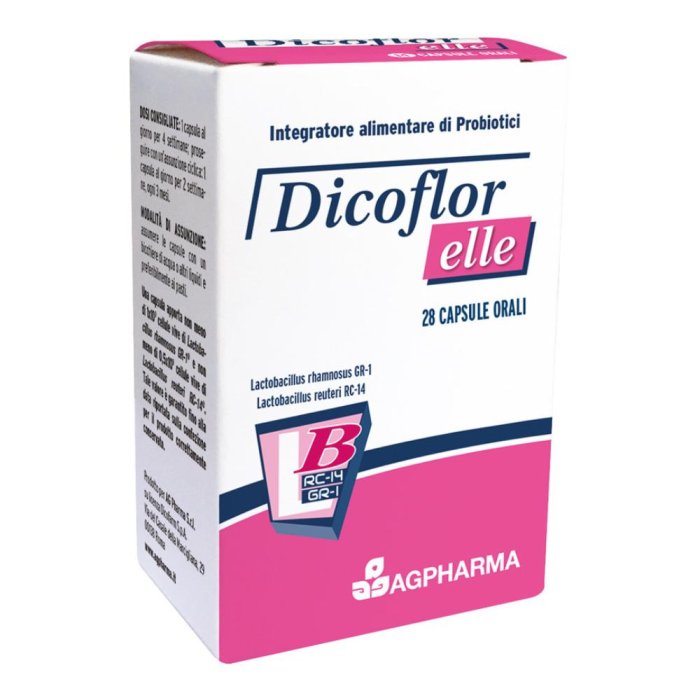 Dicoflor elle 28 capsule integratore alimentare  benessere intimo