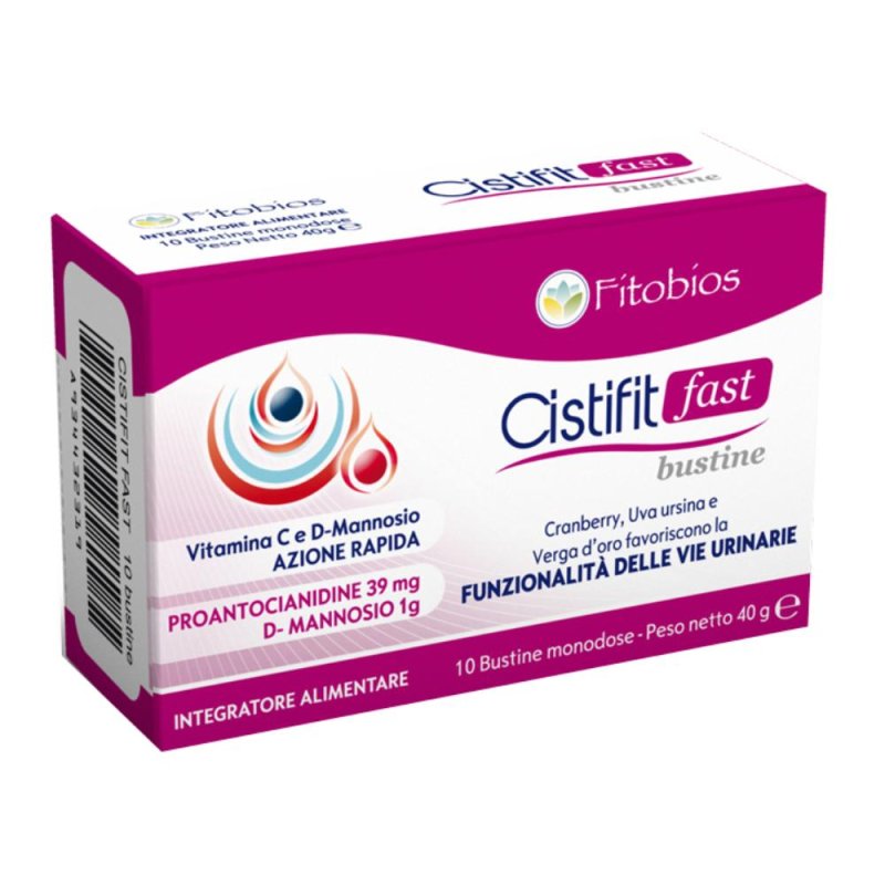 Fitobios Cistifit Fast Integratore Alimentare 10 Bustine