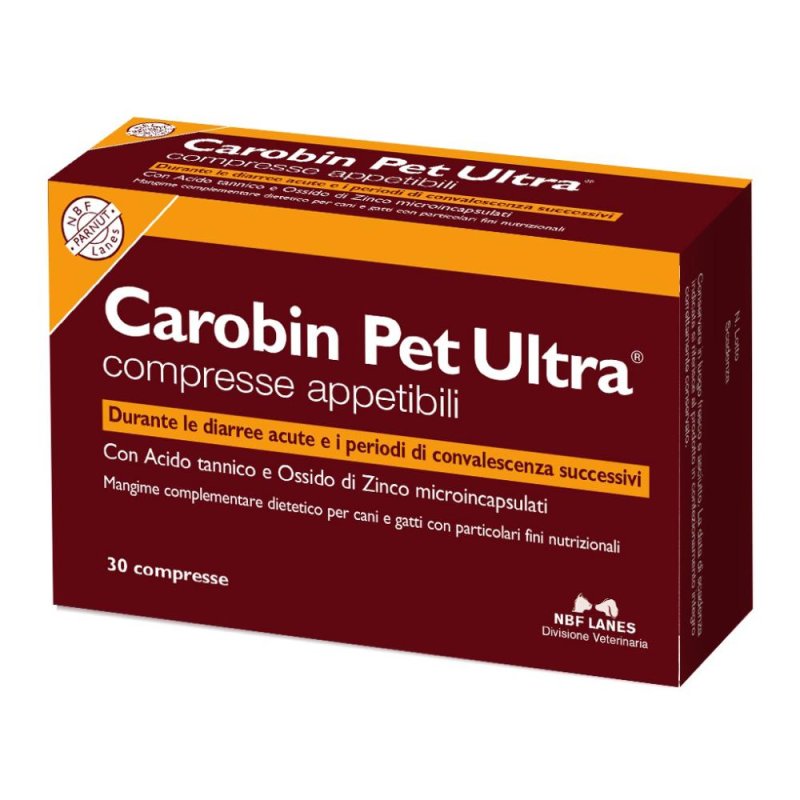 N.B.F. Lanes  Animali Domestici Carobin Pet Ultra Cani e Gatti 30 Compresse