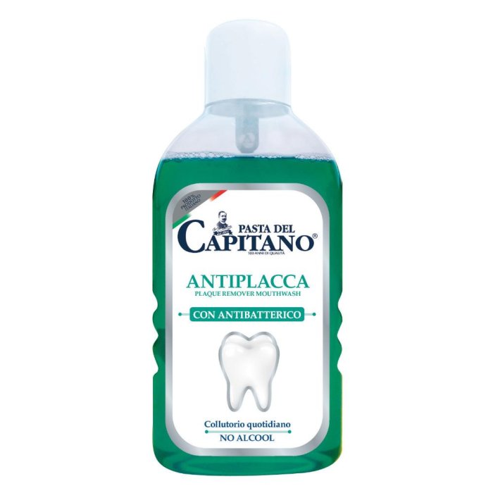 Pasta Del Capitano Collutorio Antiplacca Con Antibatterico 400 ml