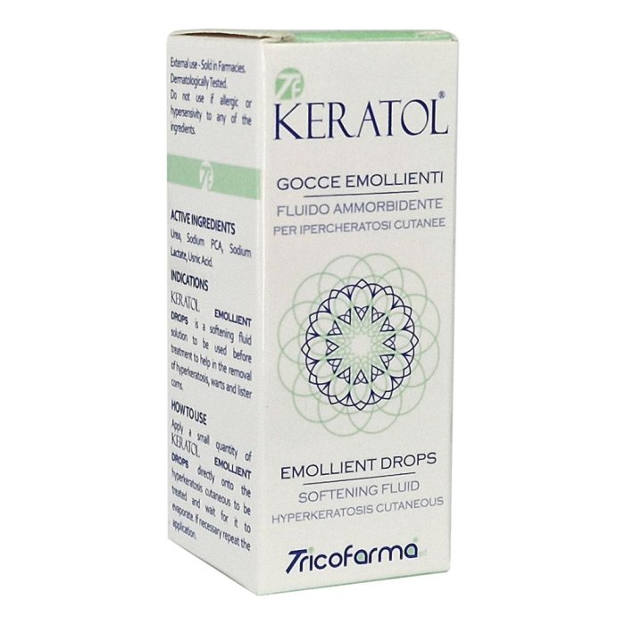 Tricofarma Keratol Gocce Emollienti 15 Ml